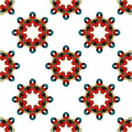 Seamless vector geometric abstract pattern Creative round shapes made of N50