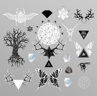 Abstract gothic N261