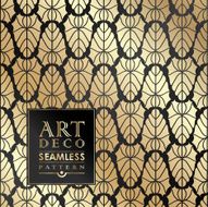 Art Deco seamless vintage wallpaper pattern N115
