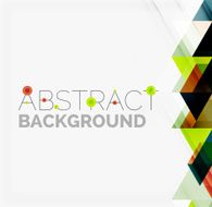 Abstract geometric background Modern overlapping triangles N239