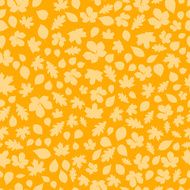 Seamless pattern of autumn leaves N8