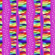 waves colorful seamless pattern