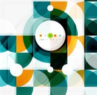 Semicircle triangle pattern N137