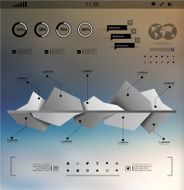 Infographic business template vector illustration N777
