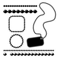 Ball chain frames