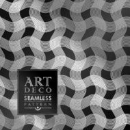 Art Deco seamless vintage wallpaper pattern N125
