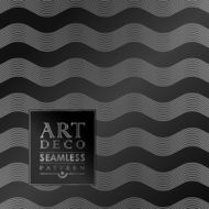 Art Deco seamless vintage wallpaper pattern N128