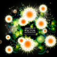 lovely attractive background with sparkling flowers