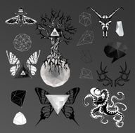 Abstract gothic N268