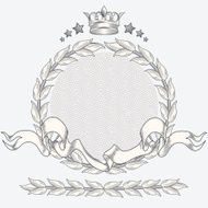 Retro decorative vintage emblem