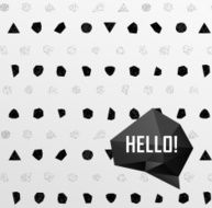 Abstract modern background with polygons design N65