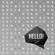 Abstract modern background with polygons design N93