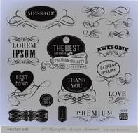 Calligraphic Design Elements N22