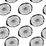 Stump Muzzle Seamless Pattern Background Vector Illustration N4