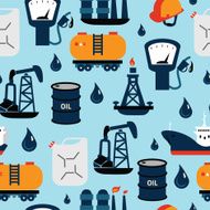Gas fuel station car oil petrol concept flat business pattern N2
