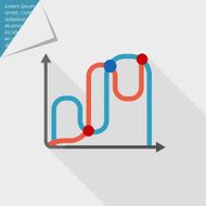 Line graphs icon