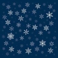 Vector background - snowflakes