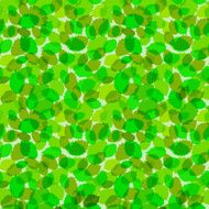 Seamless decorative backgroung with different green leafs