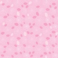 Seamless floral pattern with pink dahlias and leafs N2