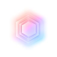 Vector abstract 3d hexagonal N6