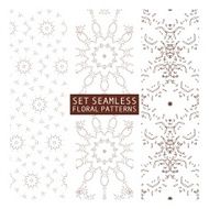 Background with Islamic Seamless Pattern Vector illustration