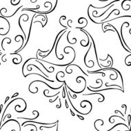 Seamless with vintage pattern N58