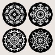 Mandala Vintage pattern set N2