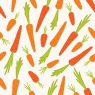 seamless pattern with carrots N6