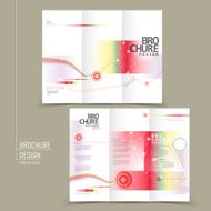 abstract tri-fold template design