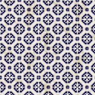 Seamless vintage Chinese blue white porcelain diamond round pattern background