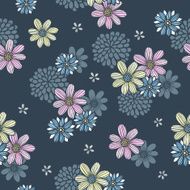Elegant floral seamless pattern N4