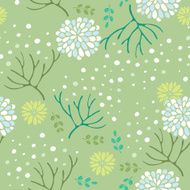 Elegant floral seamless pattern N6