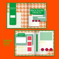attractive half-fold brochure design