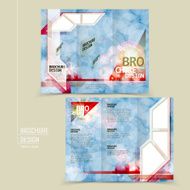 abstract tri-fold template design N2