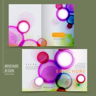 abstract half-fold template design N3