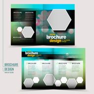 trendy half-fold template design N4