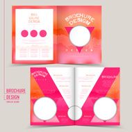 trendy half-fold template design N5