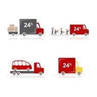 Delivery cars set for your design N2