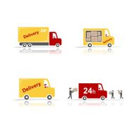 Delivery cars set for your design N4