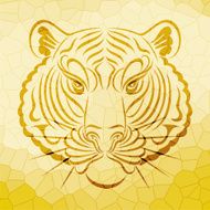 abstract tiger face design N2