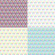 Hexagon seamless pattern background