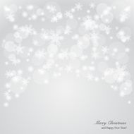 Elegant Christmas background with snowflakes