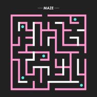 trendy pink square labyrinth N2