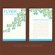 natural flyer or banner design