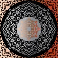 Silver mandala N46