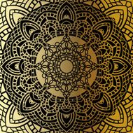 Gold mandala N37