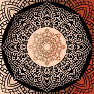 Silver mandala N47