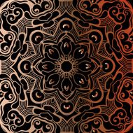 Gold mandala N41