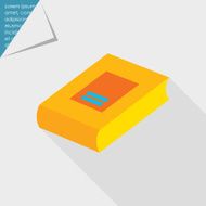 Thick paper book icon N2