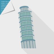 Pisa tower icon